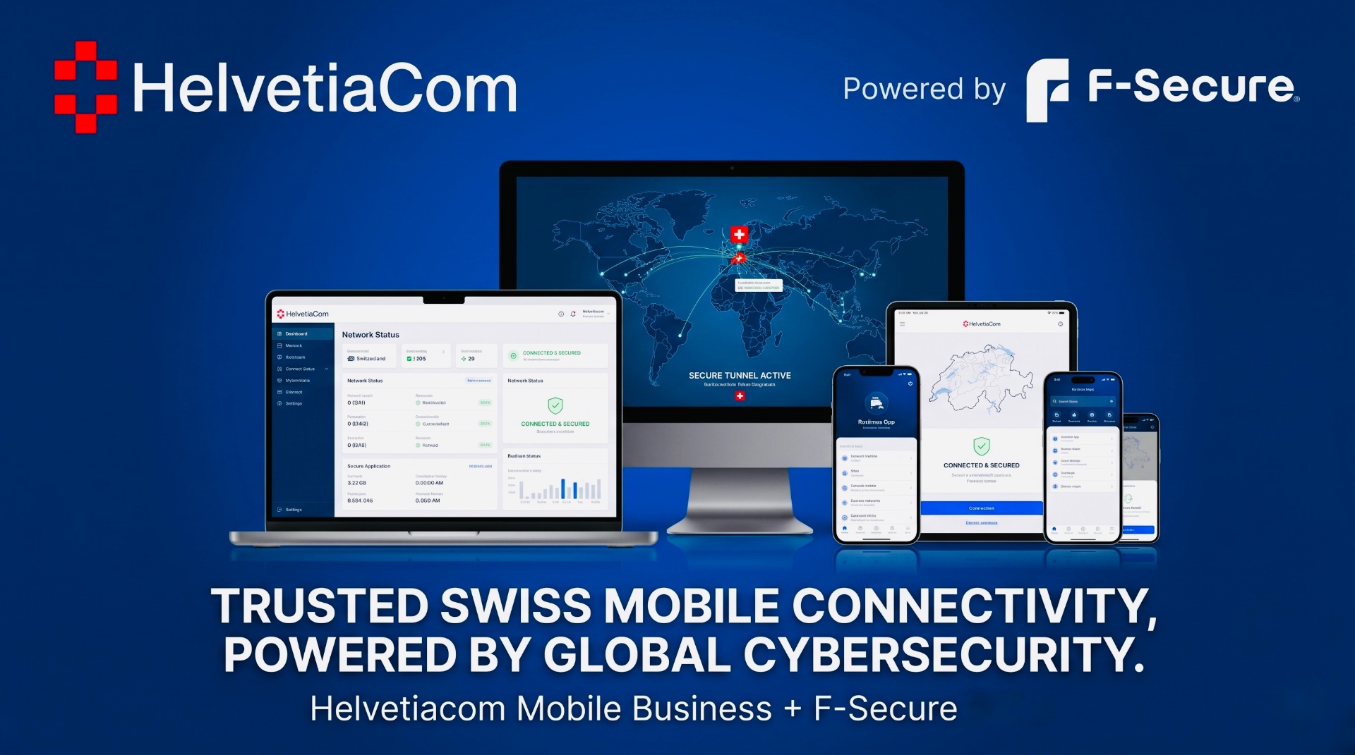 HelvetiaCom Secure powered by F-Secure — protezione su laptop, desktop, tablet e smartphone